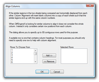 excel column alignment