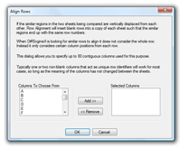 excel align rows