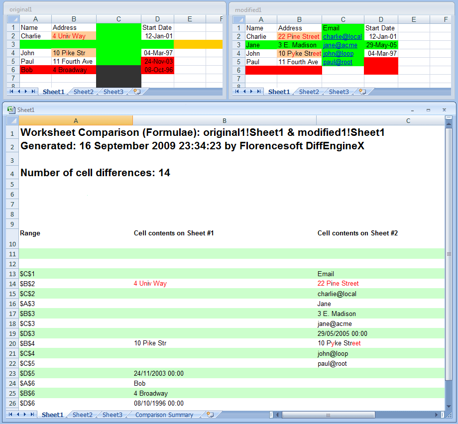 How Can I Compare Two Excel Spreadsheets For Differences Mac Rocisrael